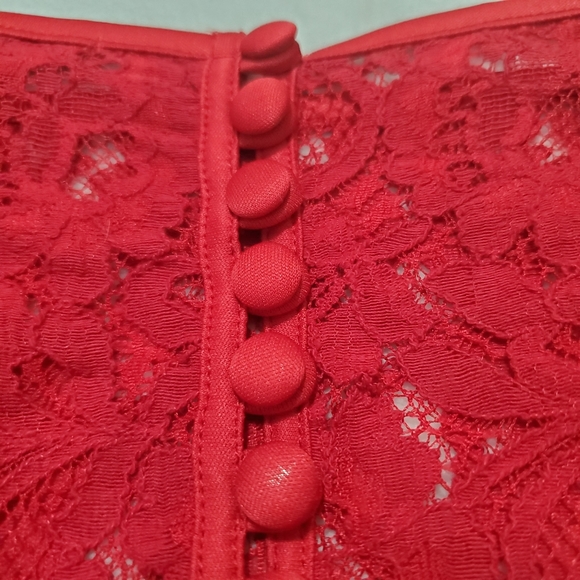 Jessica London red lace dress Size 22 - Picture 3 of 8